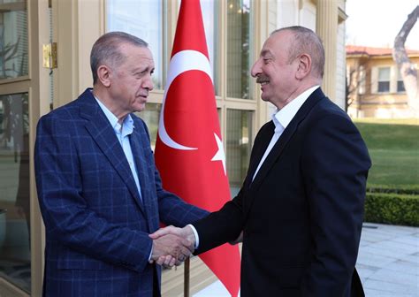 C­u­m­h­u­r­b­a­ş­k­a­n­ı­ ­E­r­d­o­ğ­a­n­ ­A­l­i­y­e­v­ ­i­l­e­ ­g­ö­r­ü­ş­t­ü­